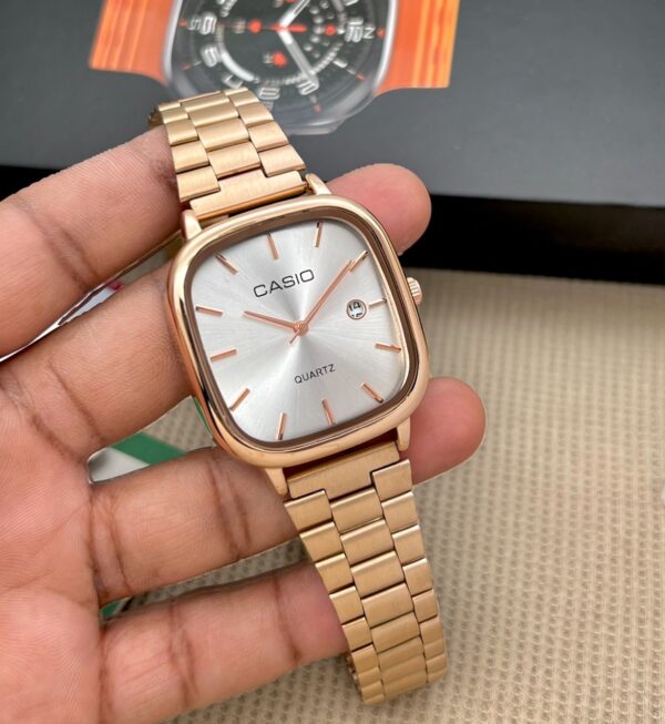 Casio Analog Rose Gold Watch