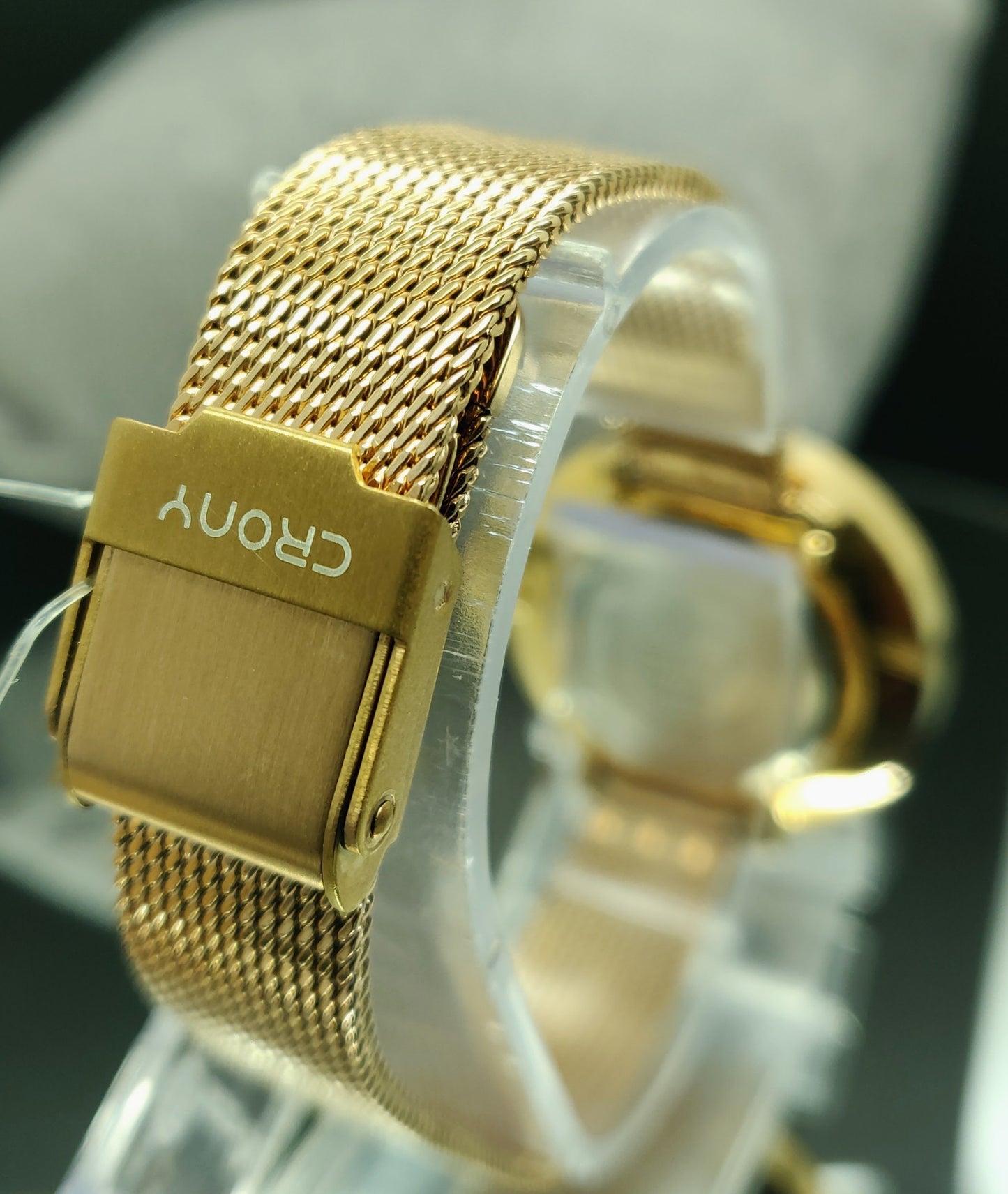 Crony Premium Golden Metal Chain Analog Wrist Watch for Women