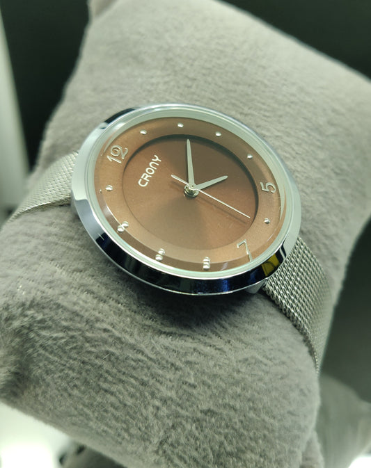 Crony Stainless Steel Analog  Women's Quartz Watch