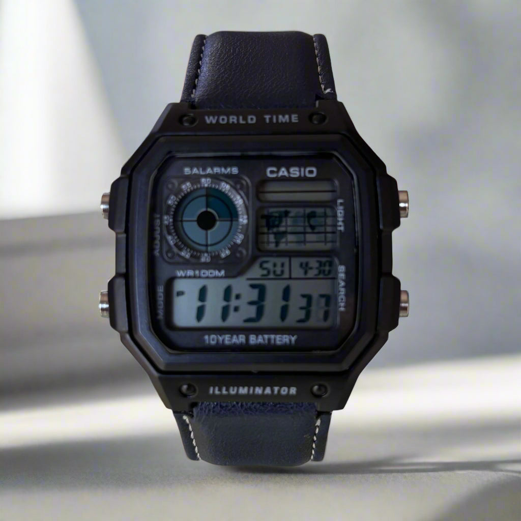 Casio World Time AE1200 illuminator