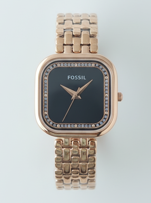 Fossil Women’s Rose Gold & Silver Two-Tone Analog Watch