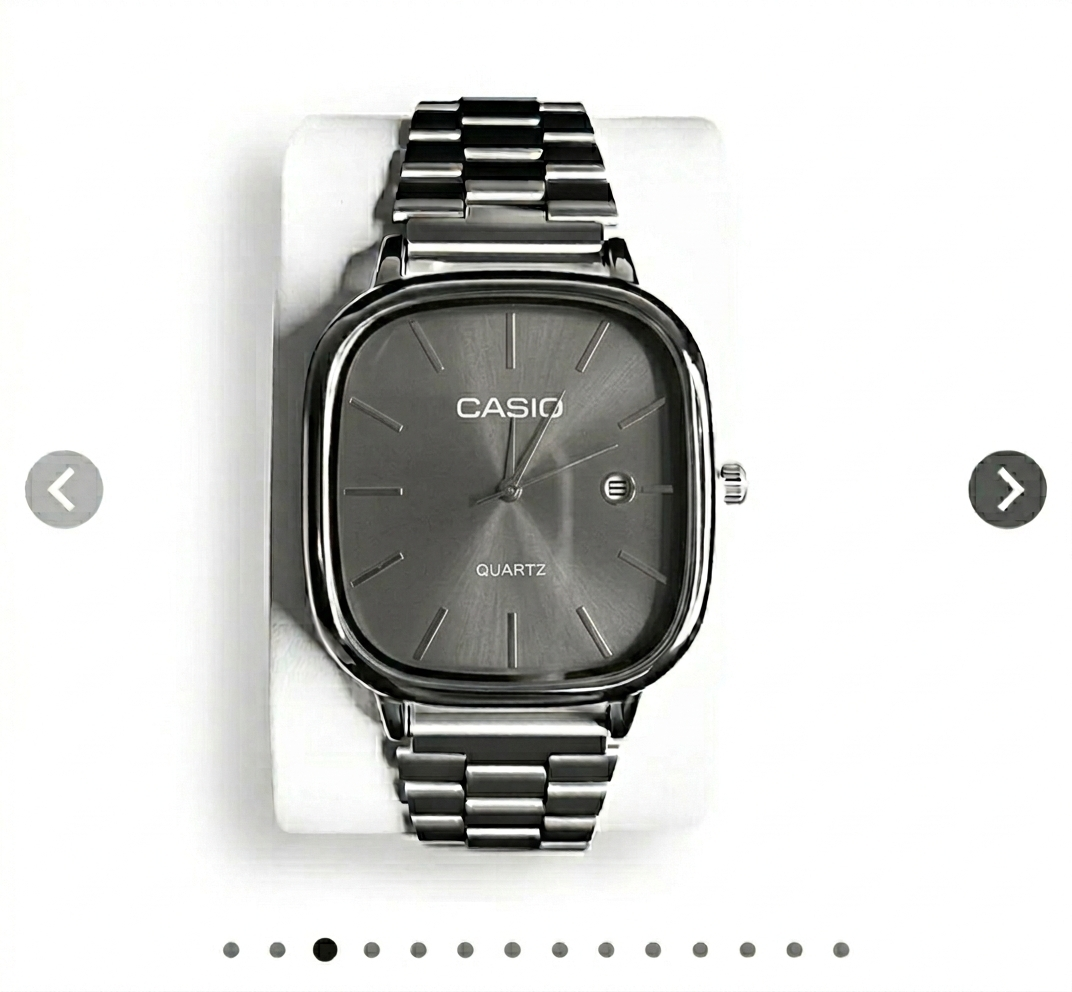 Casio Analog Unisex Classic Quartz Stainless steel Watch