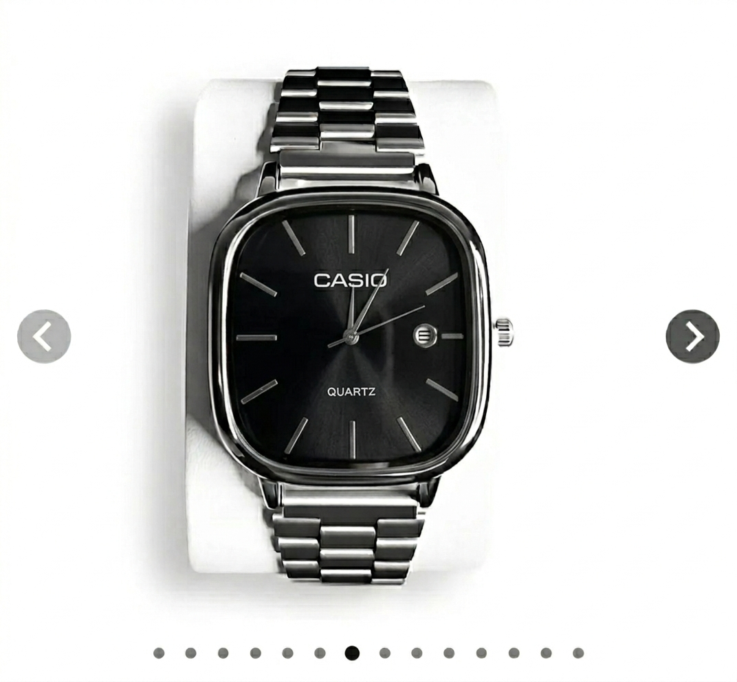Casio Analog Unisex Classic Quartz Stainless steel Watch