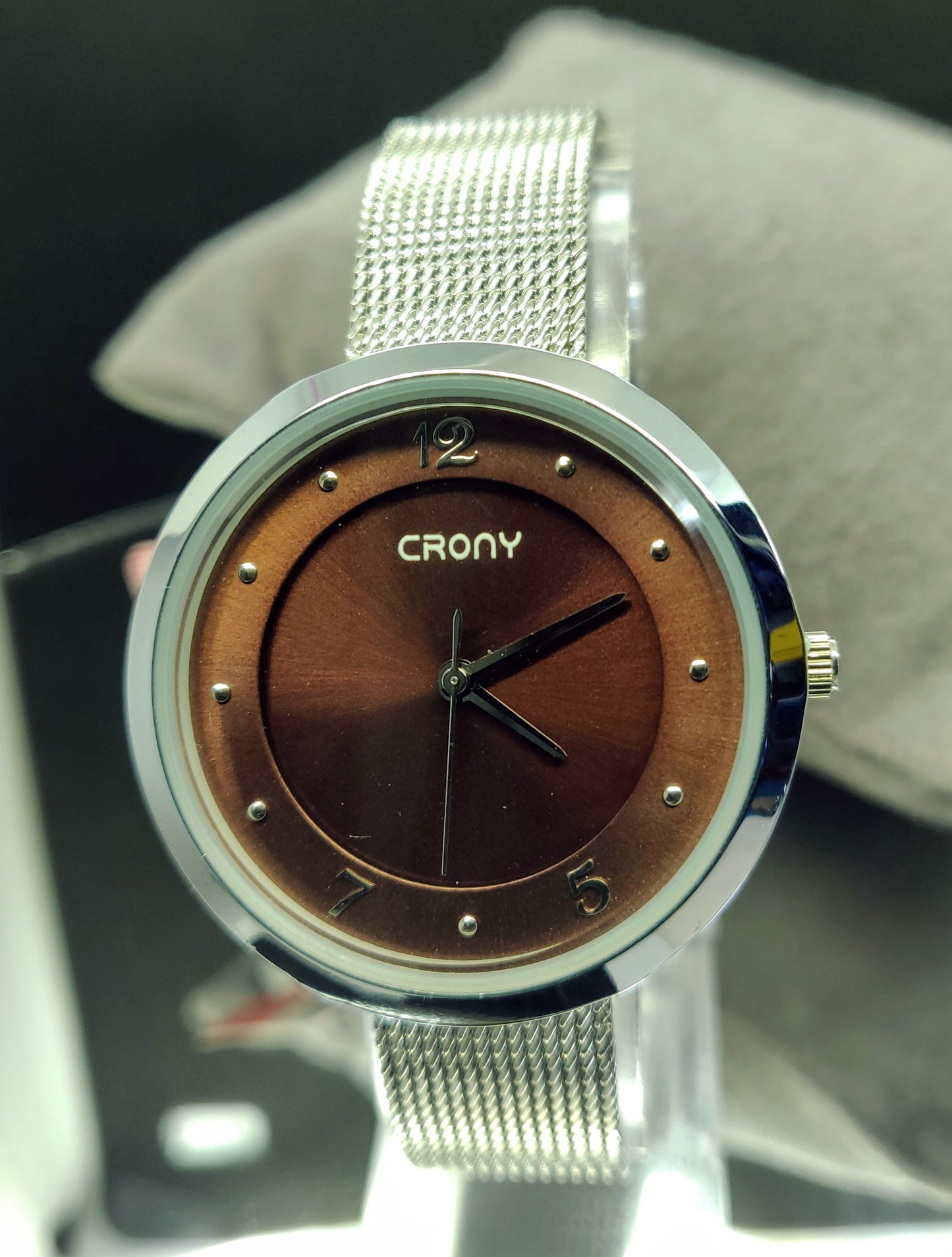 Crony Stainless Steel Analog  Women's Quartz Watch
