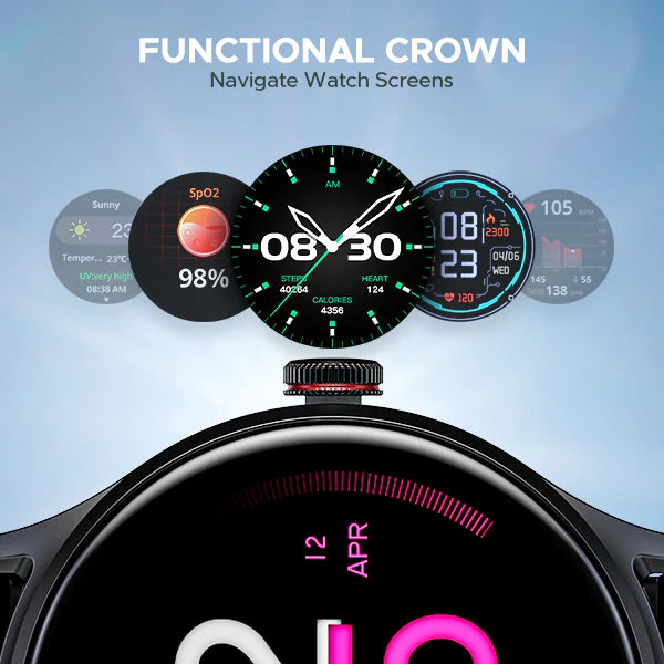 boAt Lunar Vista -round-hd-display-smartwatch